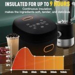 Boba Cooker: Automatic Tapioca Pearl Maker, 5L