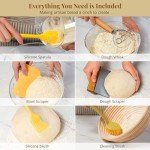 BAVIFY Banneton Bread Proofing Basket Set