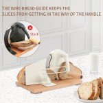 Adjustable Manual Bread Slicer with Hand Crank