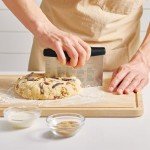 Stainless Steel Bench Scraper & Chopper for Baking