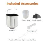 Amazon Basics 2 lb Programmable Bread Maker with LCD