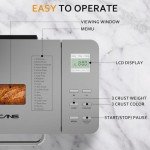 Programmable Bread Maker with 19 Settings & Recipes
