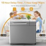 Programmable Bread Maker with 19 Settings & Recipes