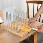 Bamboo Bread Slicer with Knife and Crumb Tray
