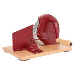 Manual Bread Slicer with Hand Crank - Adjustable Thickness