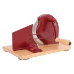 Manual Bread Slicer with Hand Crank - Adjustable Thickness