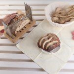 Adjustable Bamboo Bread Slicer and Cutting Guide