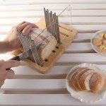 Adjustable Bamboo Bread Slicer and Cutting Guide