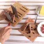 Adjustable Bamboo Bread Slicer and Cutting Guide