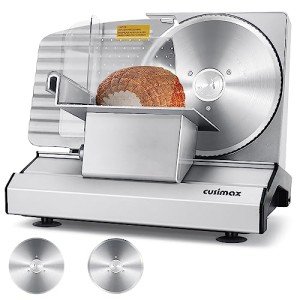 Electric Meat Slicer with Stainless Steel Blades