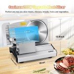 Electric Meat Slicer with Stainless Steel Blades