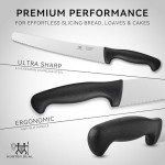 10-Inch Serrated Bread Knife with Ergonomic Handle