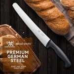 10-Inch Serrated Bread Knife with Ergonomic Handle
