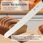 10-Inch Serrated Bread Knife with Ergonomic Handle