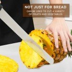 10-Inch Serrated Bread Knife with Ergonomic Handle