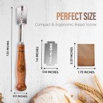 RICCLE Bread Lame Tool with 15 Replacement Blades