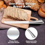 LifHap 10-Inch Serrated Bread Knife – Perfect for Slicing