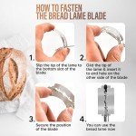 RICCLE Bread Lame Tool with 15 Replacement Blades