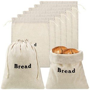 Set of 3 Large Reusable Bread Bags