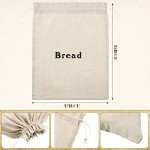Set of 3 Large Reusable Bread Bags