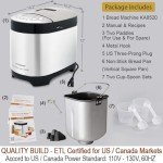 KitchenArm 29-in-1 Smart Bread Maker - Gluten-Free Settings
