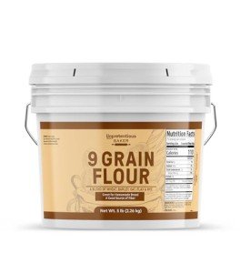 9 Grain Flour for Fresh Homemade Bread, Gallon Size