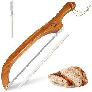 Wooden Bread Bow Knife for Sourdough and Bagels