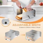 ZETANK Stainless Steel Bread Slicer and Guide
