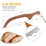 Wooden Bread Bow Knife for Sourdough and Bagels