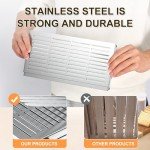 ZETANK Stainless Steel Bread Slicer and Guide