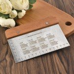 Stainless Steel Dough Cutter & Scraper Tool