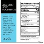 Fiber Gourmet Low Carb Vegan Flour Blend, 32 oz