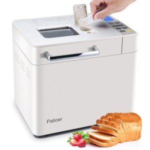 Patioer 2LB Programmable Bread Maker with Dispenser