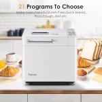 Patioer 2LB Programmable Bread Maker with Dispenser
