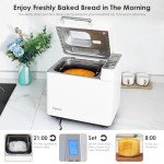 Patioer 2LB Programmable Bread Maker with Dispenser