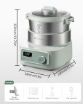 MOKKOM Electric Dough Maker with Proofing Function