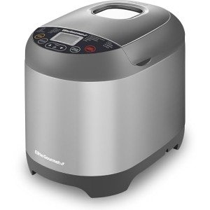 Elite Gourmet Programmable Bread Maker with 19 Functions