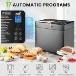 KBS Stainless Steel Bread Maker with 17 Functions