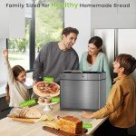 KBS Stainless Steel Bread Maker with 17 Functions