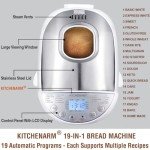 KITCHENARM 19-in-1 Versatile Bread Maker Machine