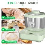 Electric Dough Maker with Ferment & Weighing Functions