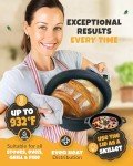 CRUSTLOVE 5QT Cast Iron Dutch Oven for Sourdough