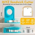 HiYZ Crustless Sandwich Maker for Kids