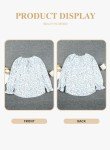 Eytino Plus Size V Neck Boho Floral Top