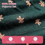 Cozy Cotton Flannel Pajama Set for Women