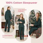 Cozy Cotton Flannel Pajama Set for Women