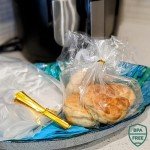 50 Pack Clear Reusable Bread Bags with Ties