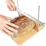 Adjustable Bread Slicer with Knife for Homemade Bread