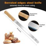 Adjustable Bread Slicer with Knife for Homemade Bread