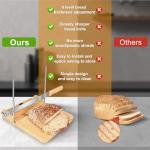 Adjustable Bread Slicer with Knife for Homemade Bread